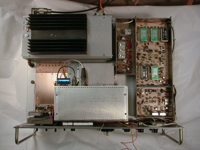 transceiver, inside, top view